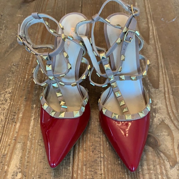 BCBGeneration Shoes - BCBGeneration High Ankle Studded Rockstud Pump heels 38/8